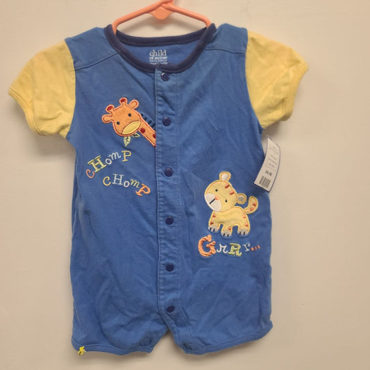 blue Child of Mine Animal One Piece 3/6m, 3M B