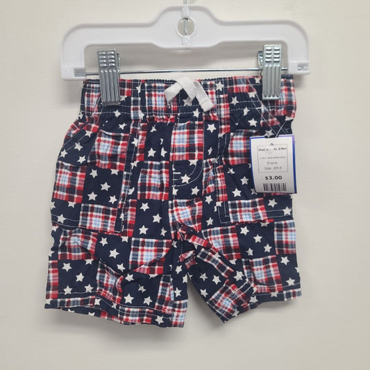 Red/white/blue  Star Shorts 3/6m, 3M B