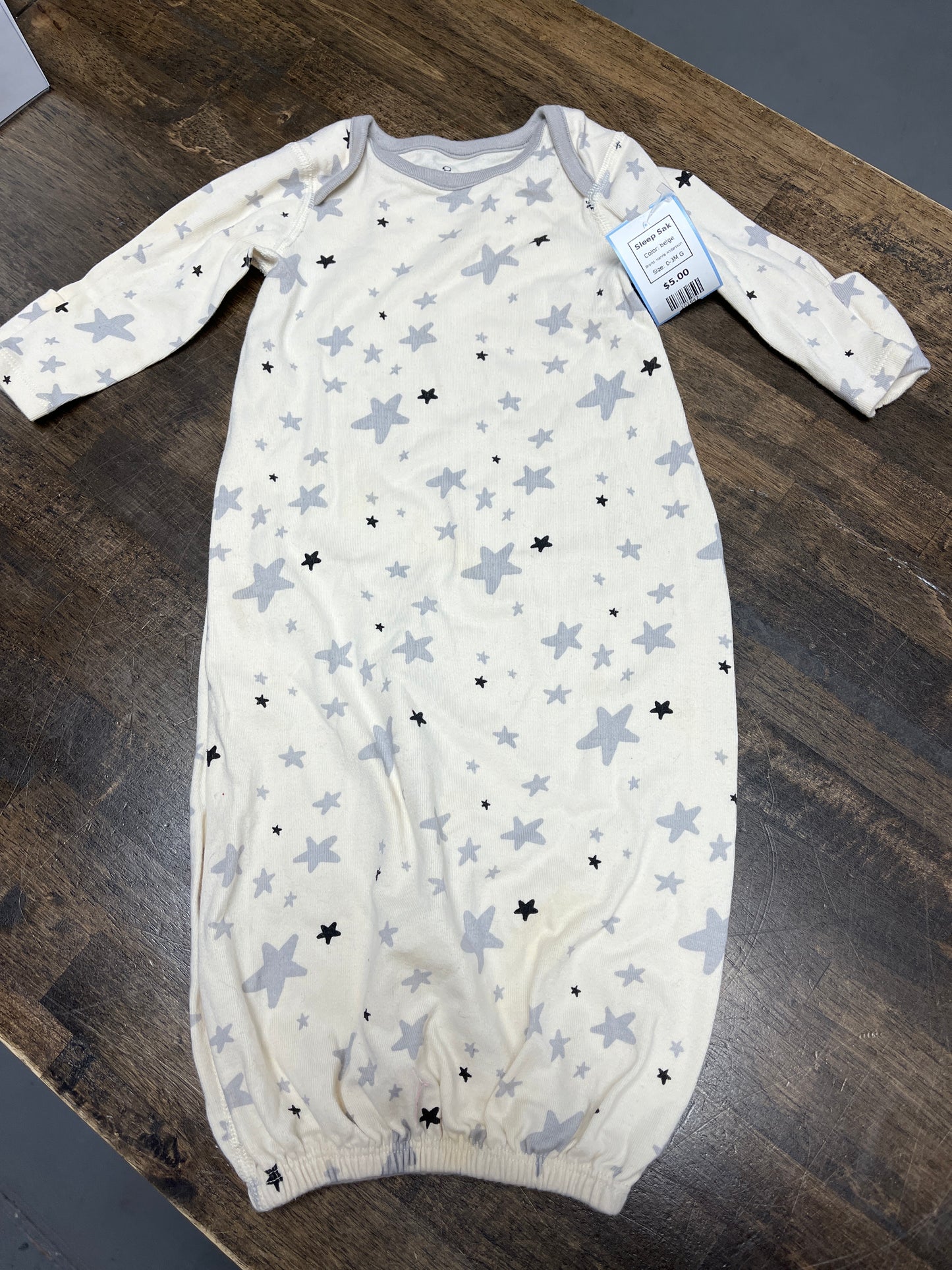 beige Hanna Andersson Sleep Sak, 0-3M G