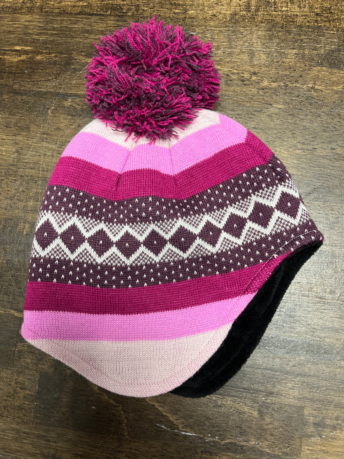 Purple/Pink  Winter Hat, OS