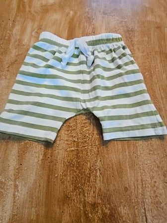 White/green June & January Shorts, 6M B