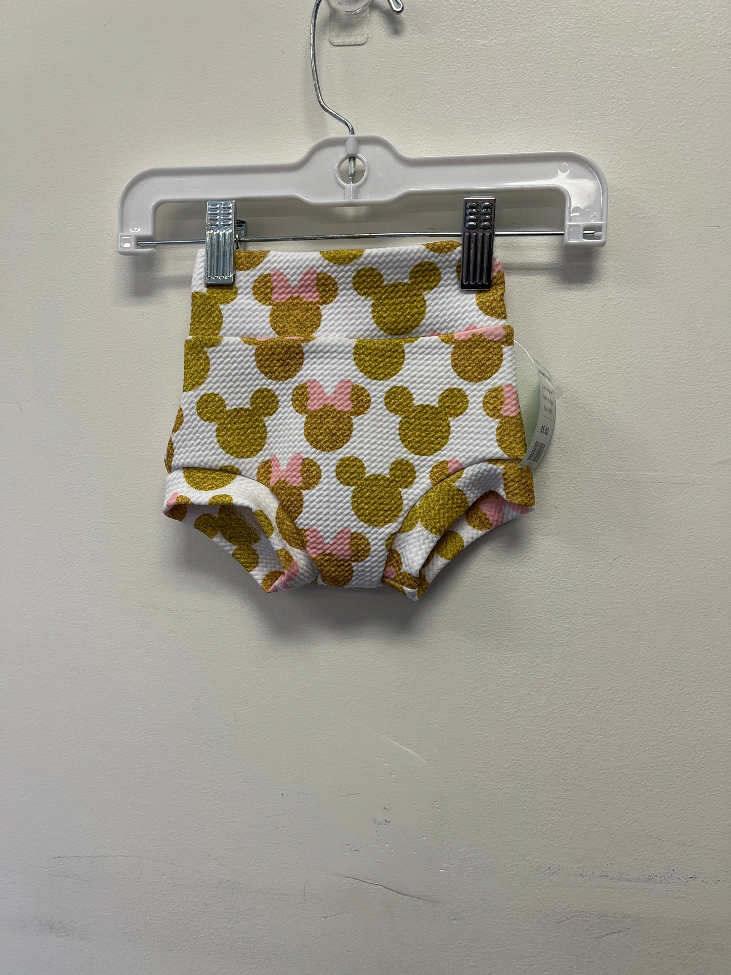 White/Gold Boutique Minnie Bummie, 0-3M G