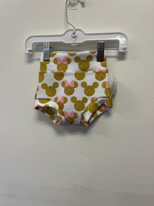 White/Gold Boutique Minnie Bummie, 0-3M G