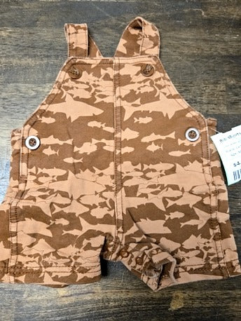 Brown Shark Carters Bib Shorts, NB B