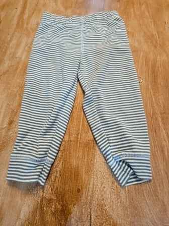 Green/white stripe Carters Pants, 18M B