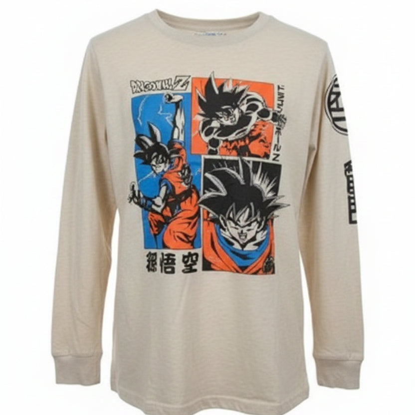 Tan Dragon Ball Z Dragonball z LS shirt, 12 B