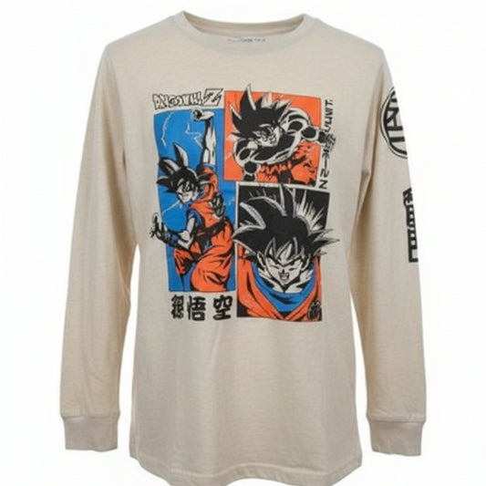 Tan Dragon Ball Z Dragonball z LS shirt, 12 B