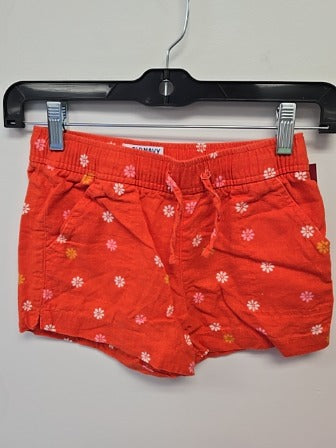 Red/Flowers Old Navy Shorts, 6 G