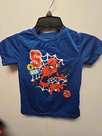 Blue Marvel Spiderman shirt, 4T B