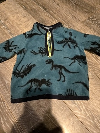 Green dinosaur Carter 1/4 Zip Jacket, 9M B