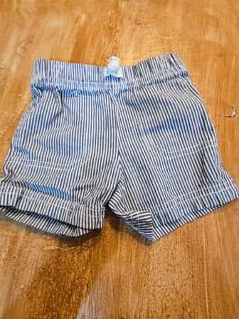 Blue/white stripe Just one you Short, 12M B