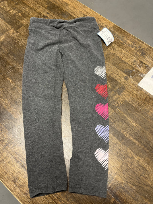 grey Ideology Heart Leggings, 6 G