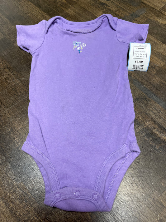 Purple Carters Onesie, 9M G