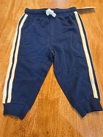 Blue/white Carters Pants, 12M B