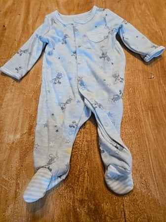 Blue Disney baby Mickey sleeper, NB B
