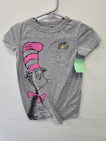 Grey/Pink Dr Seuss Short One Piece, 12M G