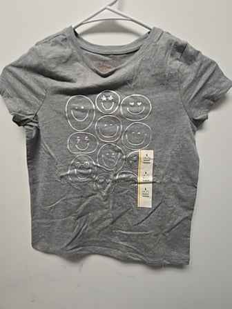 Grey Cat & Jack Smiley shirt, 6 G