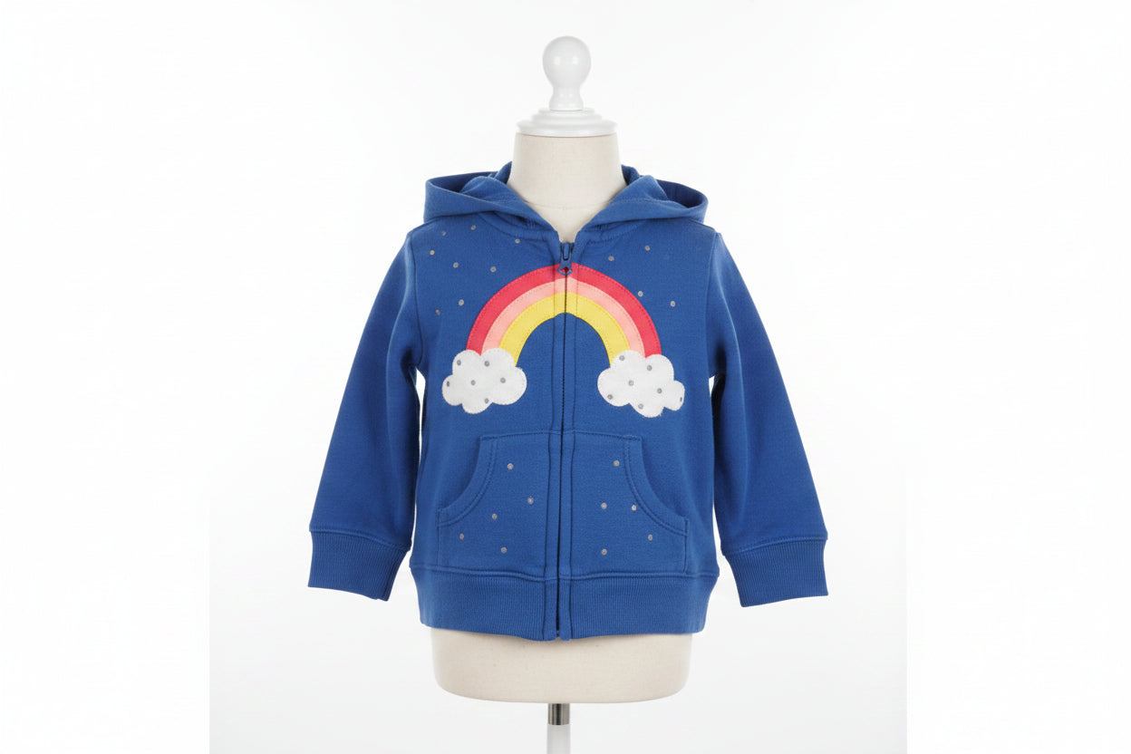 Blue with rainbow Carters Sweatshirt, 3M G