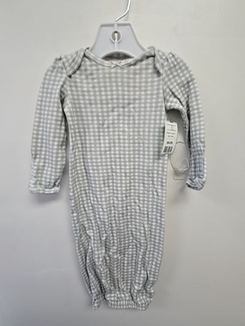 Green/White Carters Checked Night Gown, 3M G