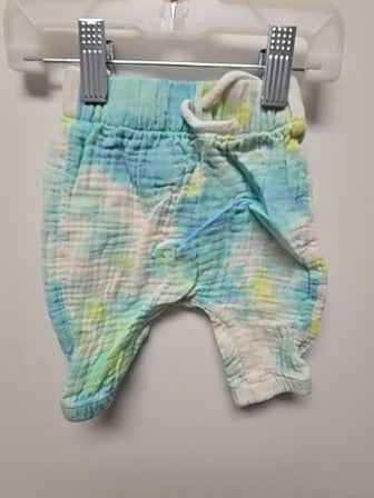 Blue/green/white Baby cat&jack 2 piece outfit, NB B