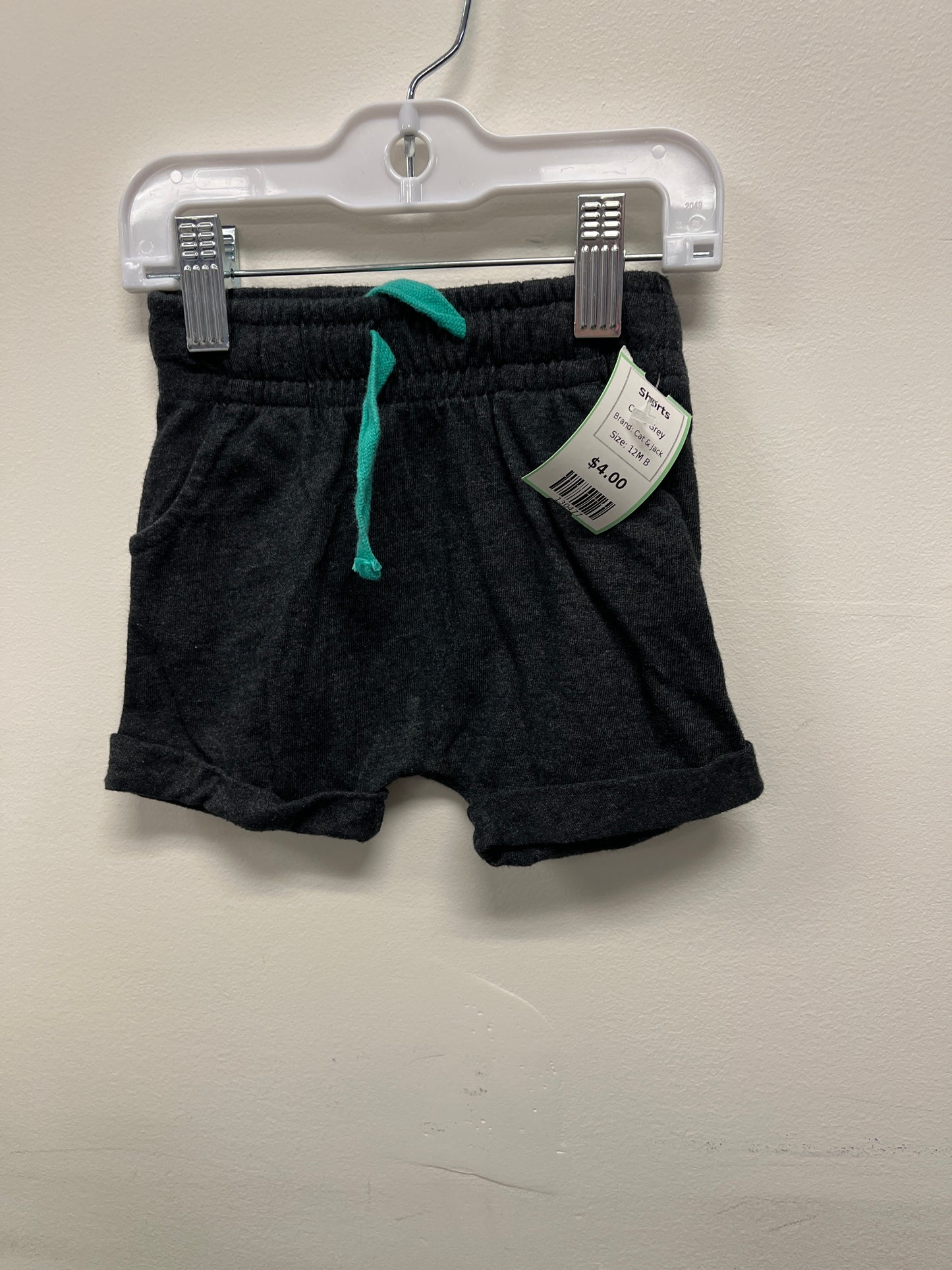Grey Cat & Jack Shorts, 12M B