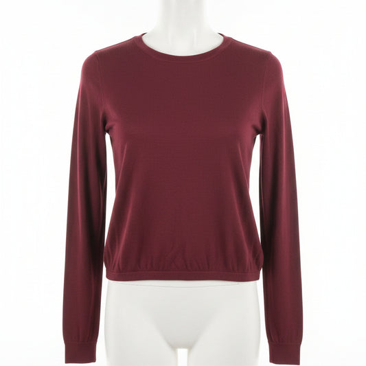 Burgundy Cat & Jack LS shirt, 10 G