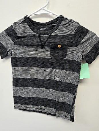 Grey/White Striped Old Navy Shirt, 5T B