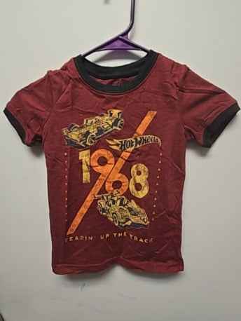 Red Jumping Bean Hotwheels shirt, 4T B