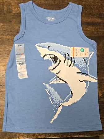 Blue Garanimals Shark tank top, 4T B