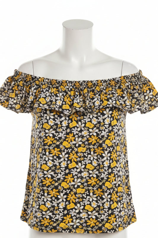 Navy/White/Yellow Flower Btween Tank Top, 6 G