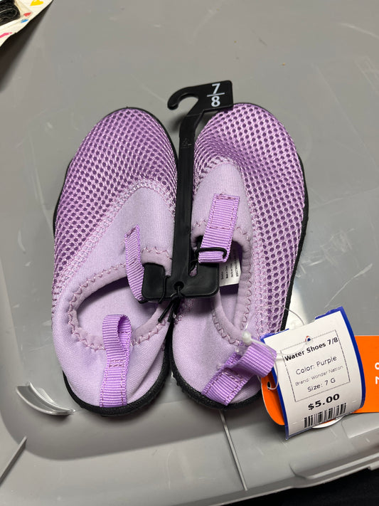 Purple Wonder Nation Water Shoes 7/8, 7 G