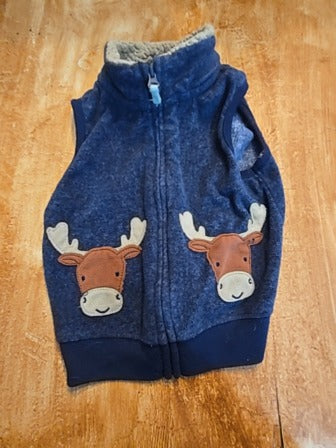 Blue Just one you Moose vest, 12M B