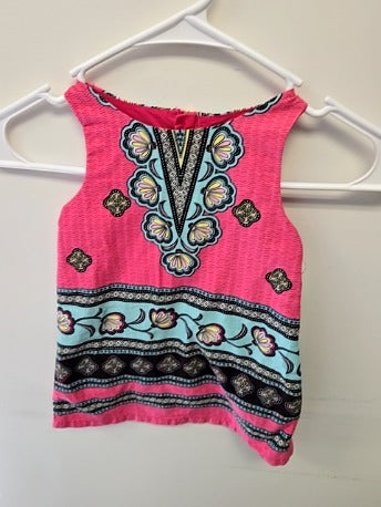 Pink/Blue OshKosh Dress, 18M G