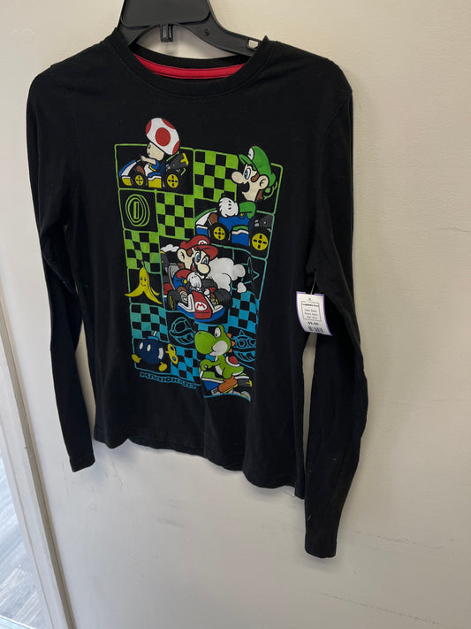 Black Mario Longsleeve Shirt, 14 B