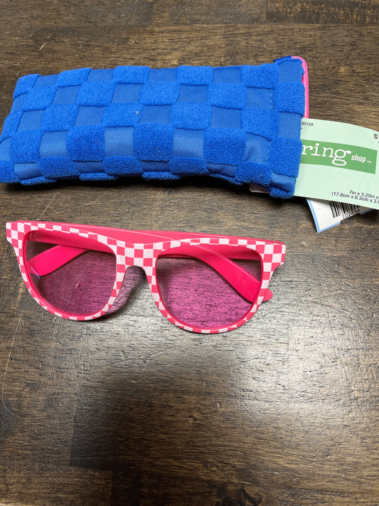 pink  Sun Glasses with case