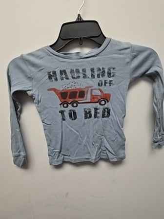 Blue Just one you Hauling off to bed 2 piece pj, 5T B