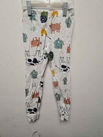 White Just one you Farm animal 2 piece pj, 5T B