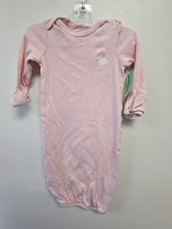 Pink Simple Joys Rabbit Night Gown, 0-3M G