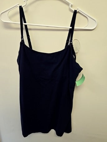 Navy Motherhood Maternity Nursing Tank Top, Medium