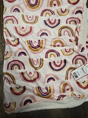 Pink Rainbow Kyle & Deena Blanket