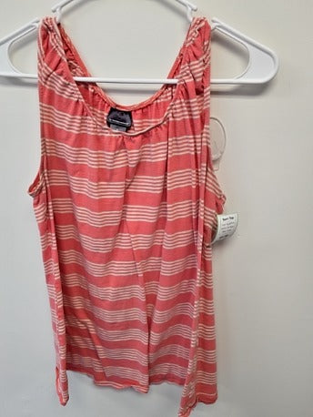 Pink/White Oh Baby Tank Top, Large