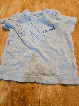 Grey Just one you Aligator t shirt, 9M B