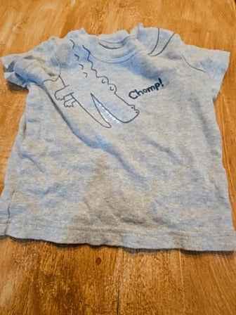 Grey Just one you Aligator t shirt, 9M B