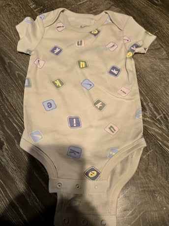 Green Nike Onesie, 9M B