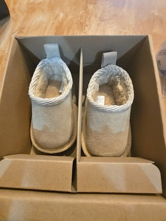 Bearpaw Tan slip ons, 0-6M