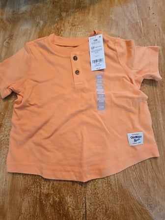 Peach OshKosh Shirt, 12M B