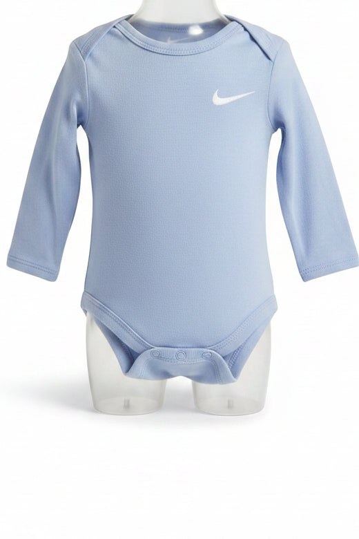 Blue Nike LS Onesie, 9M B