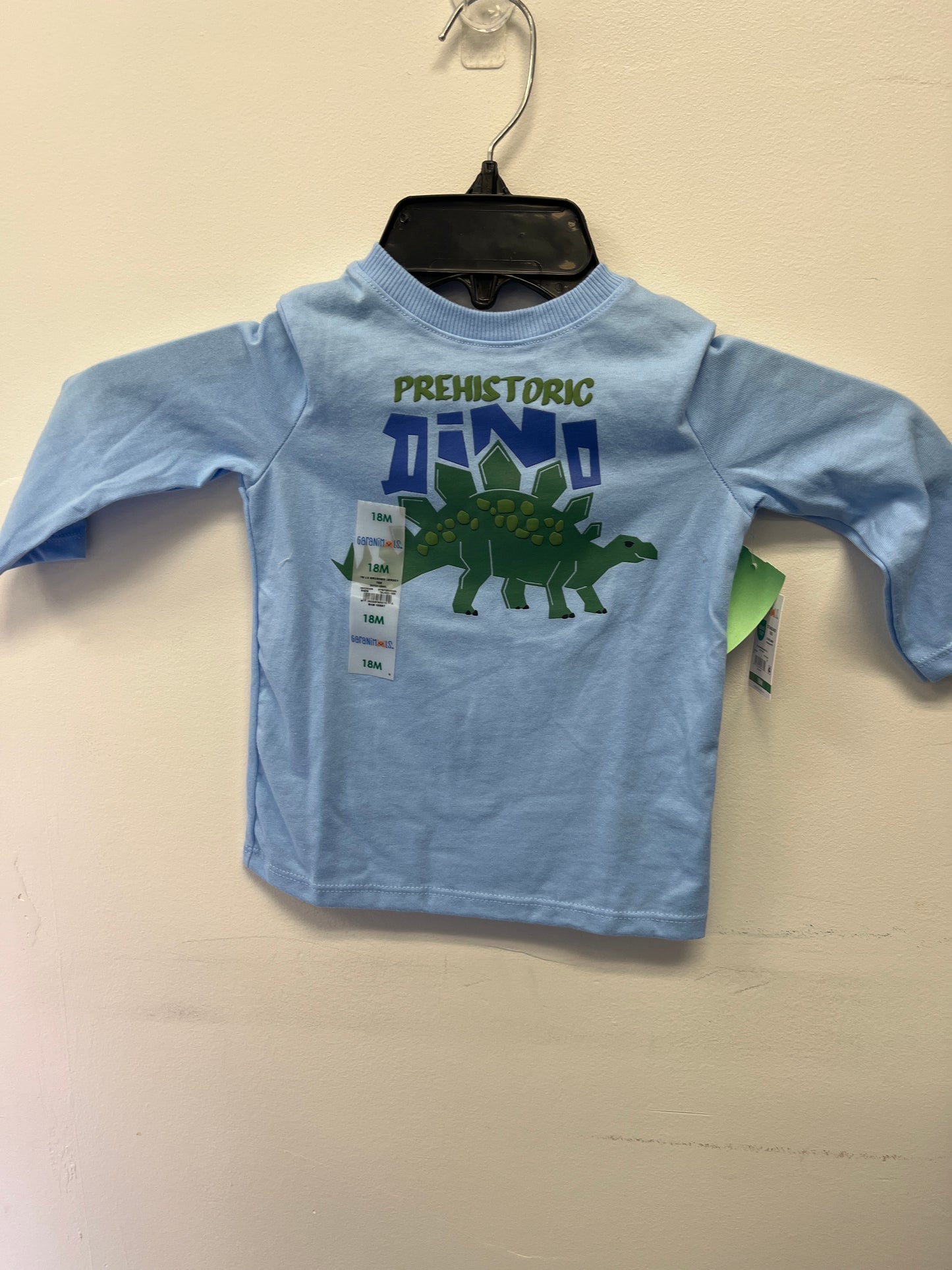 Blue Garanimals Long Sleeve Dinosaur Shirt, 18M B