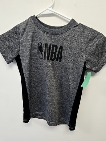 Grey/Black NBA Shirt, 5T B