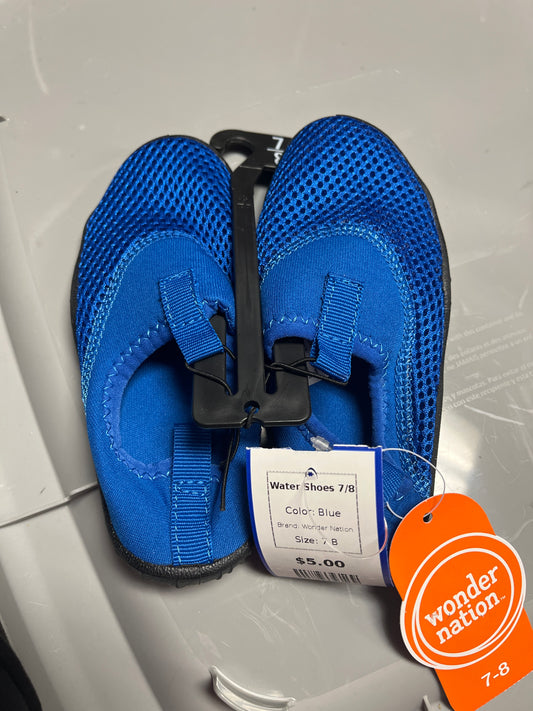 Blue Wonder Nation Water Shoes 7/8, 7 B